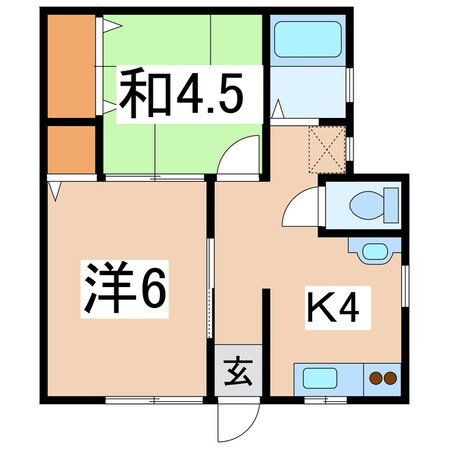 ジョイフルハウス２１の物件間取画像